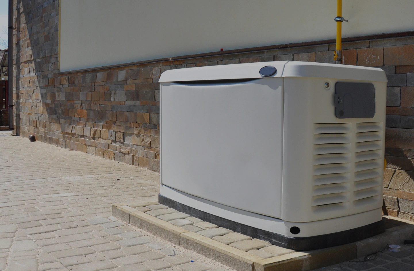 generator on a yard